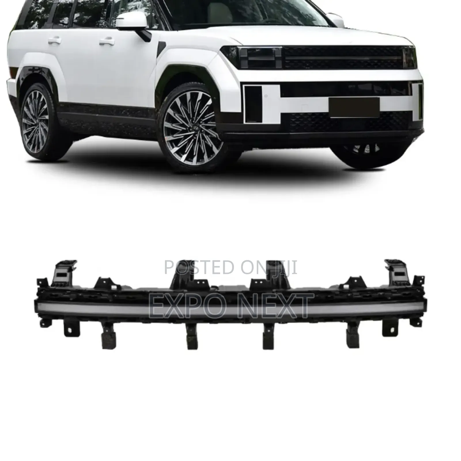 2024 2025 Hyundai Santa Fe Led Center Headlight Drl Grille Bar Oem