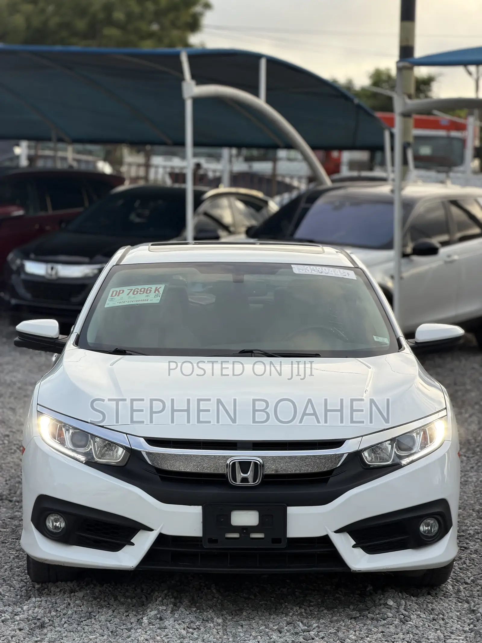 Honda Civic EX-L Sedan 2018 White
