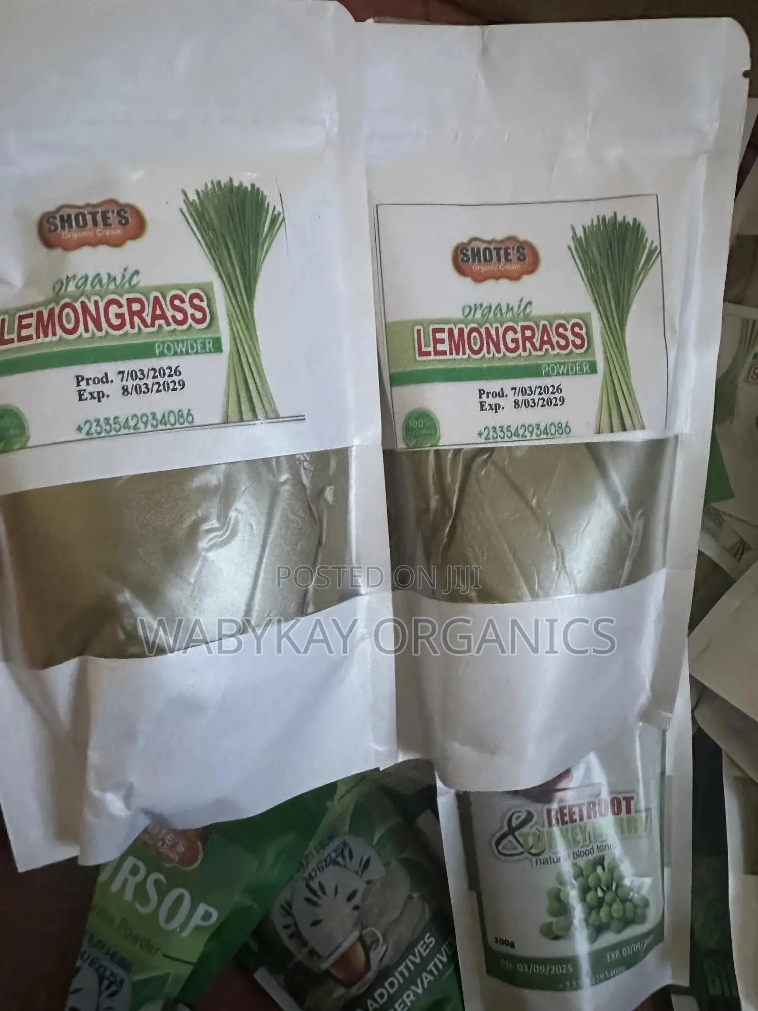 Organic Lemongrass Powder