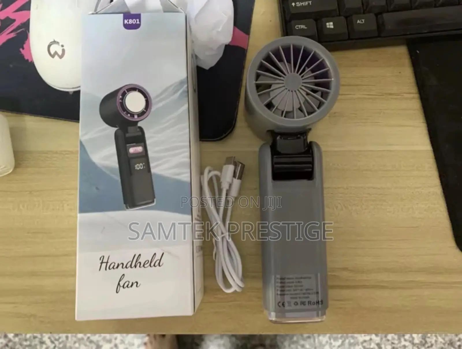 Samtek Handheld Ac Portable Fan