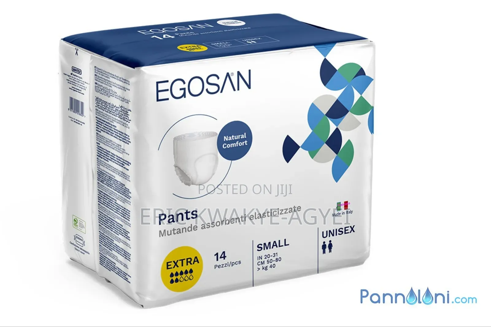 Egosan Pants Plus 6 Packs Of 15 Pieces, Absorbent Stretch Incontinence