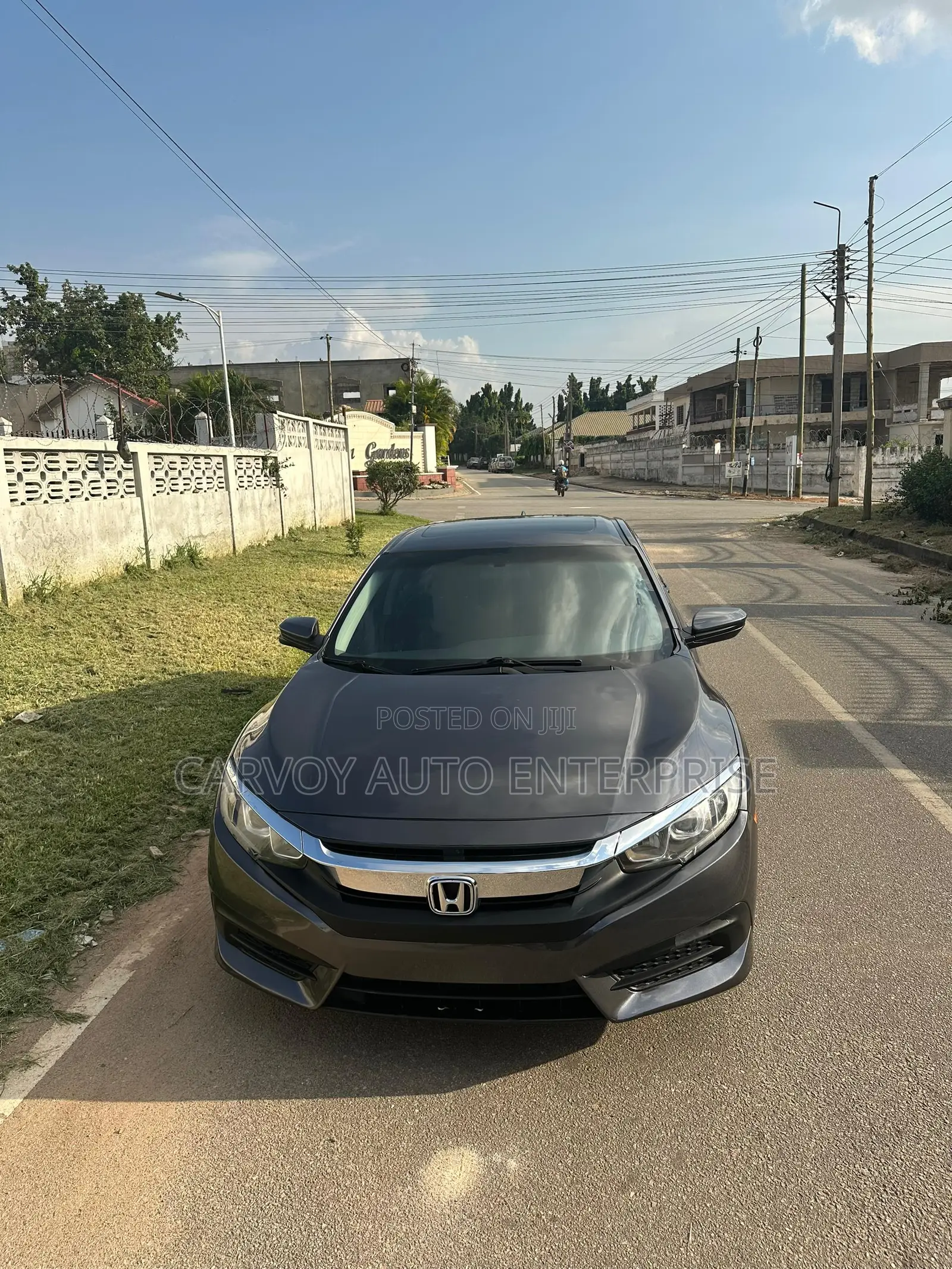 Honda Civic EX 4dr Sedan (2.0L 4cyl) 2017 Gray