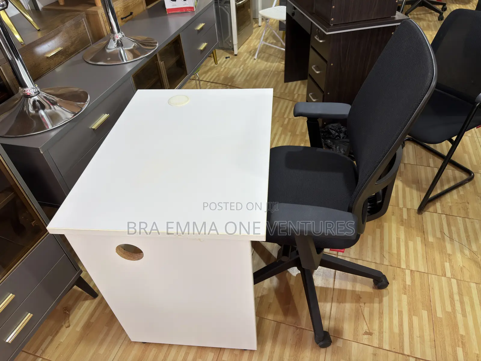 Office Desk & Chair Set -uk Used