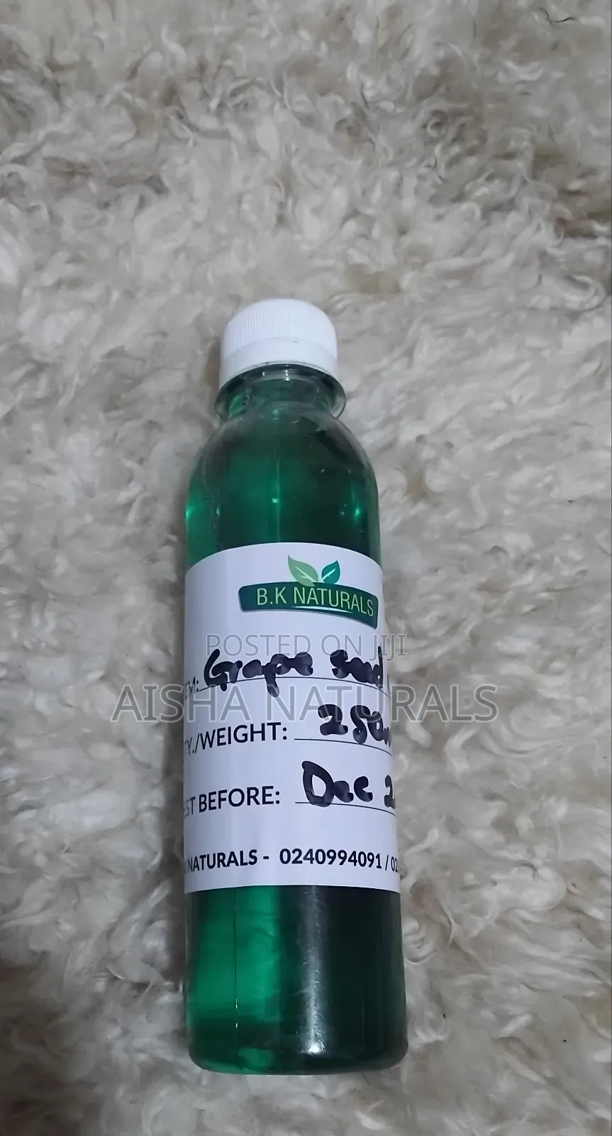 Grape Seed Oil 250ml