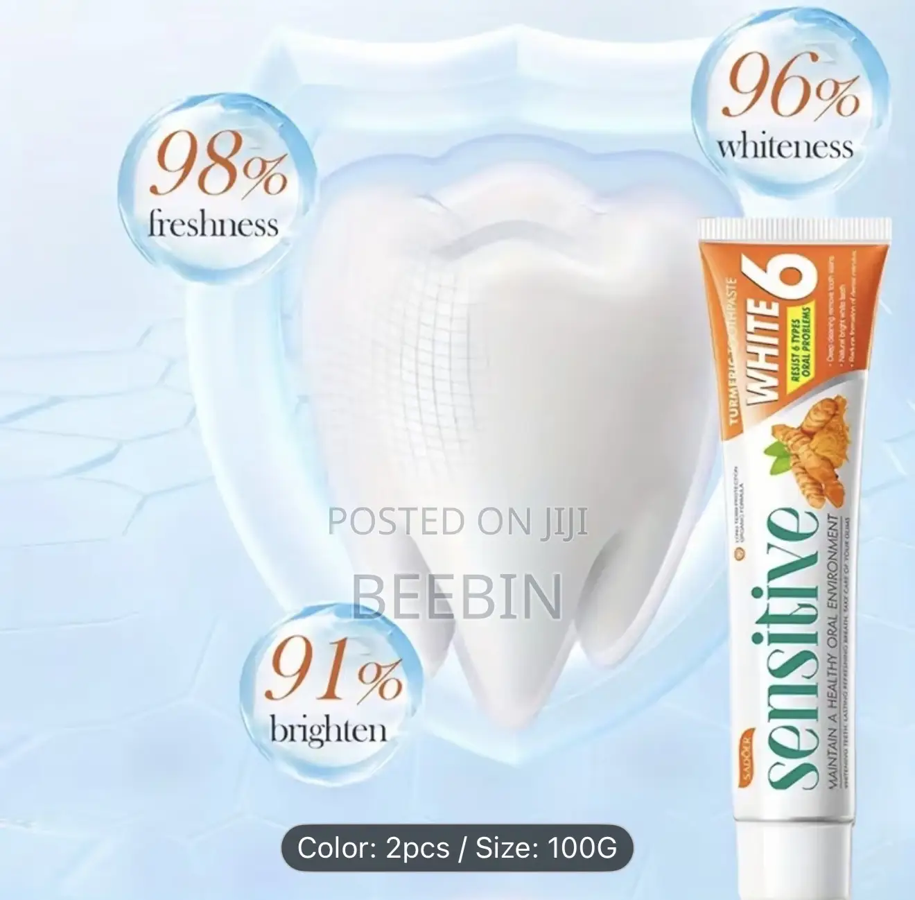 Sensitive Toothpaste 2pcs - 100g