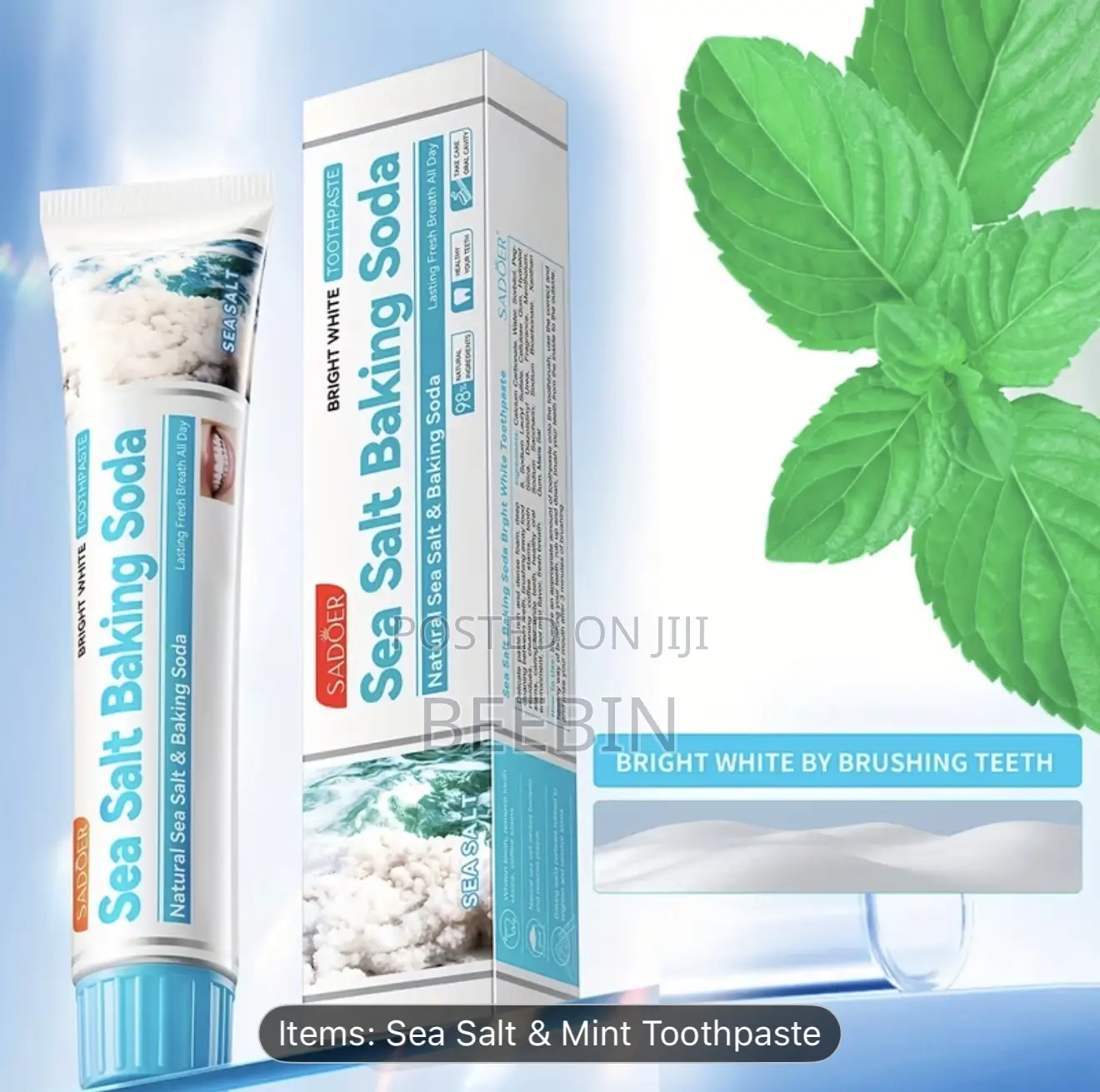 Sea Salt Baking Soda Toothpaste 2pcs - 100g