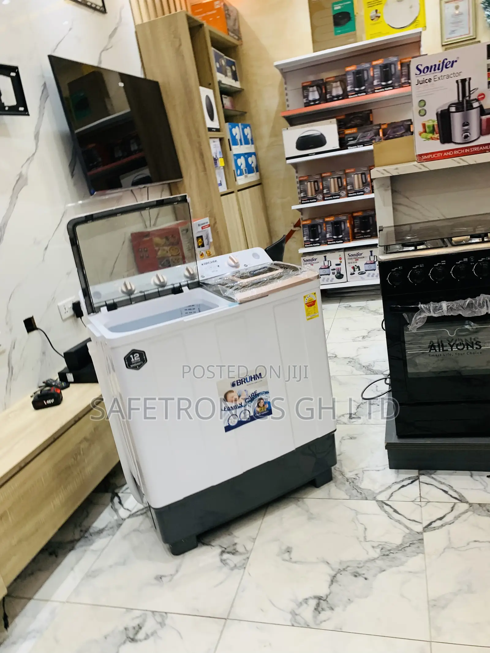 Newest Update Semiautomatic Twintub 12kg Topload Bruhm Washingmachine