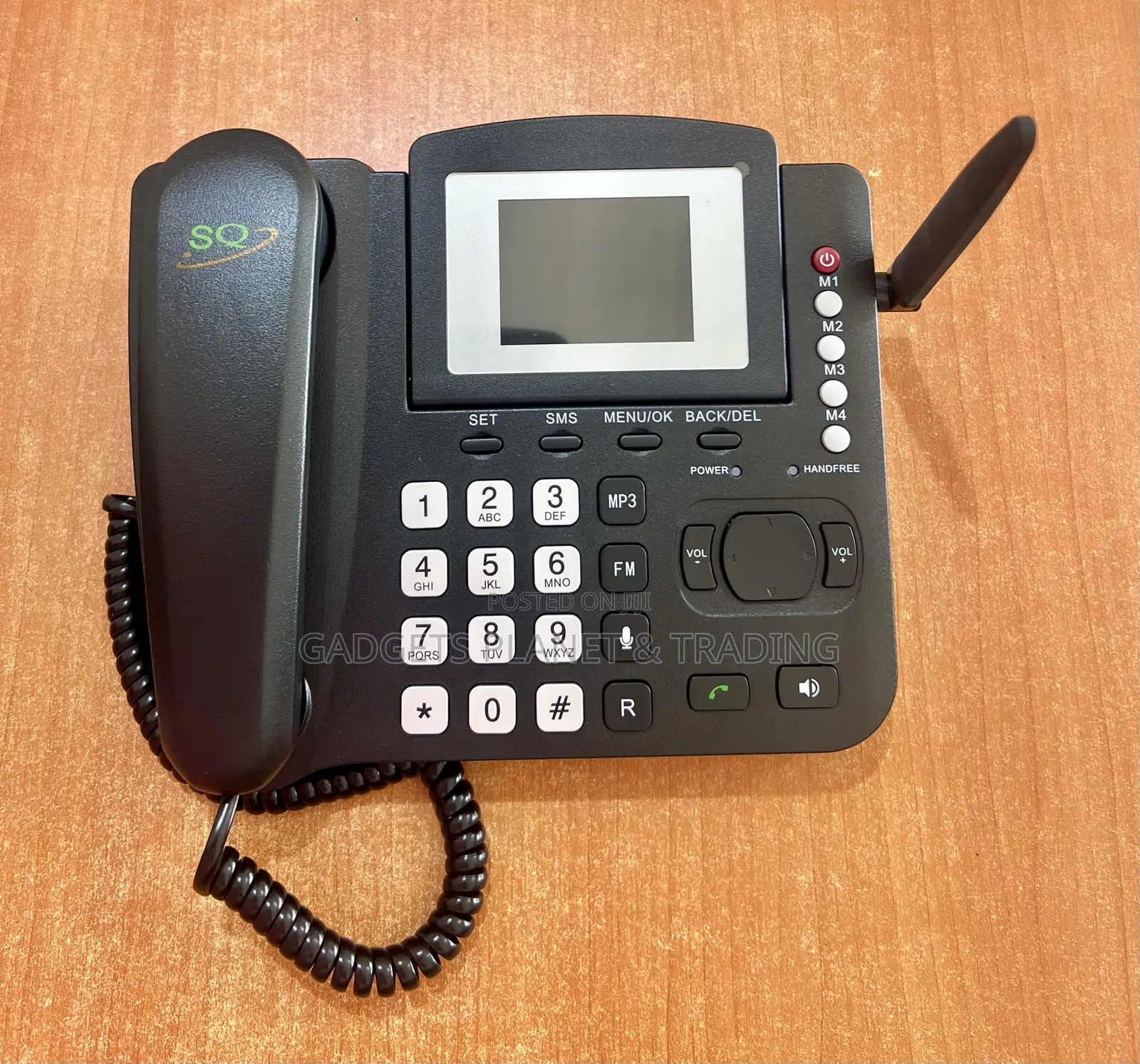 Sq Ls980 Dual Sim Deskphone With Adjustable Coloured Screen