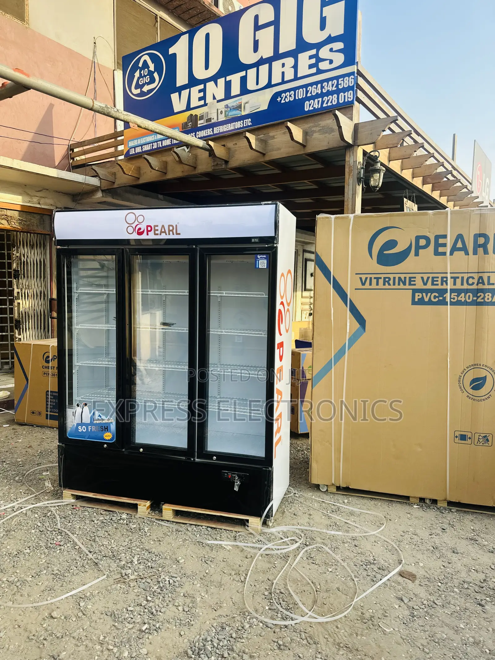 Spectacular Performance Display Fridge Pearl Display Fridge Three Door