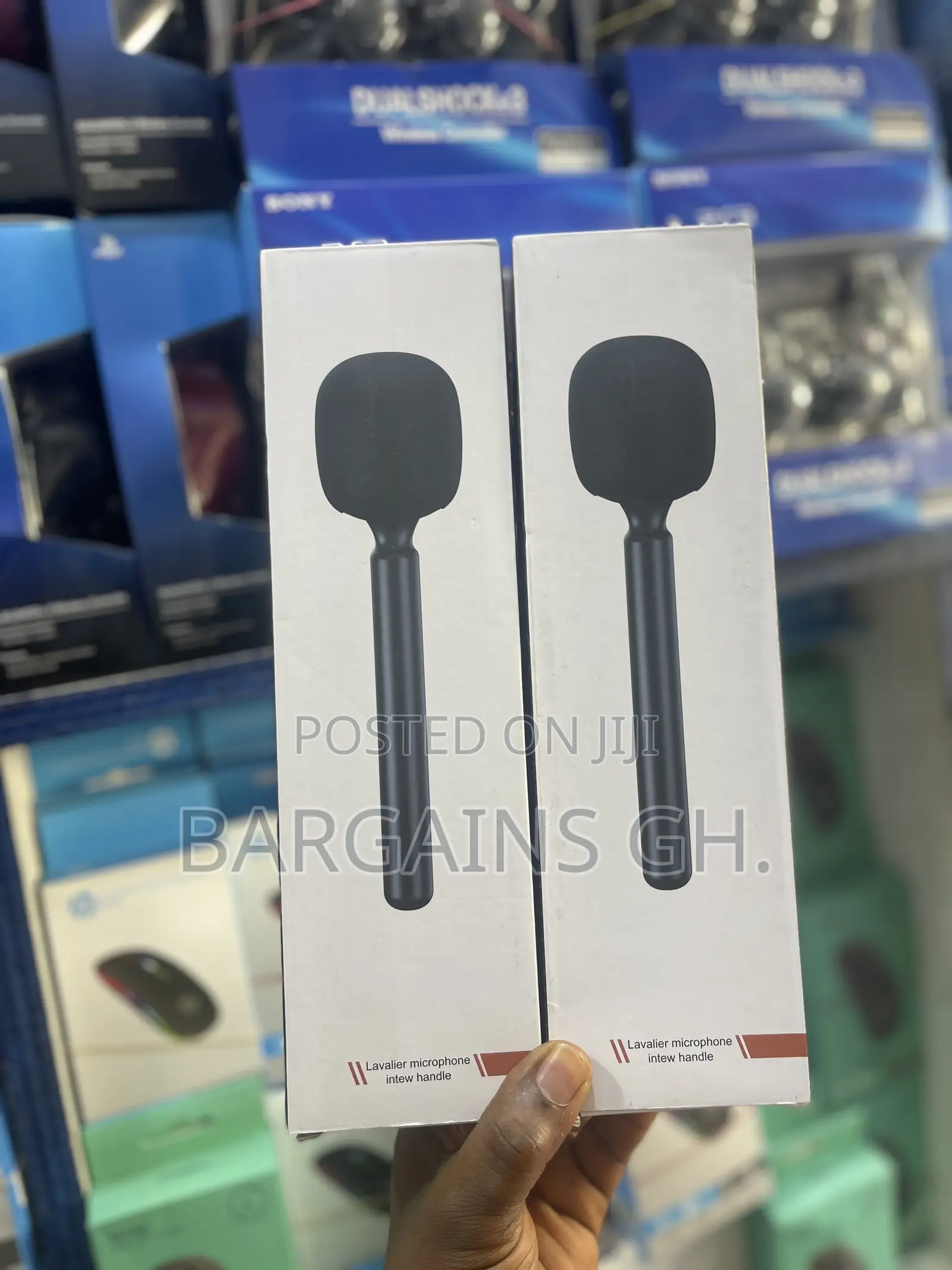 F11-2 All in One Lavalier Microphone With 2 Microphones Holders