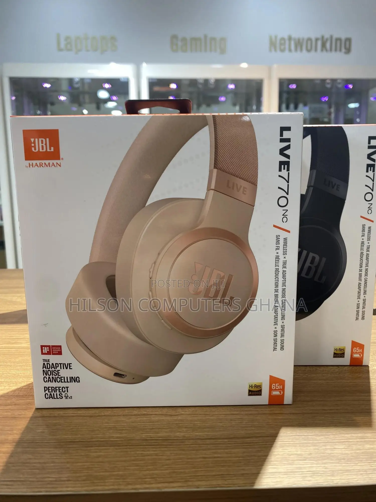 JBL Live 770nc True Adaptive Noise Cancellation Headphones