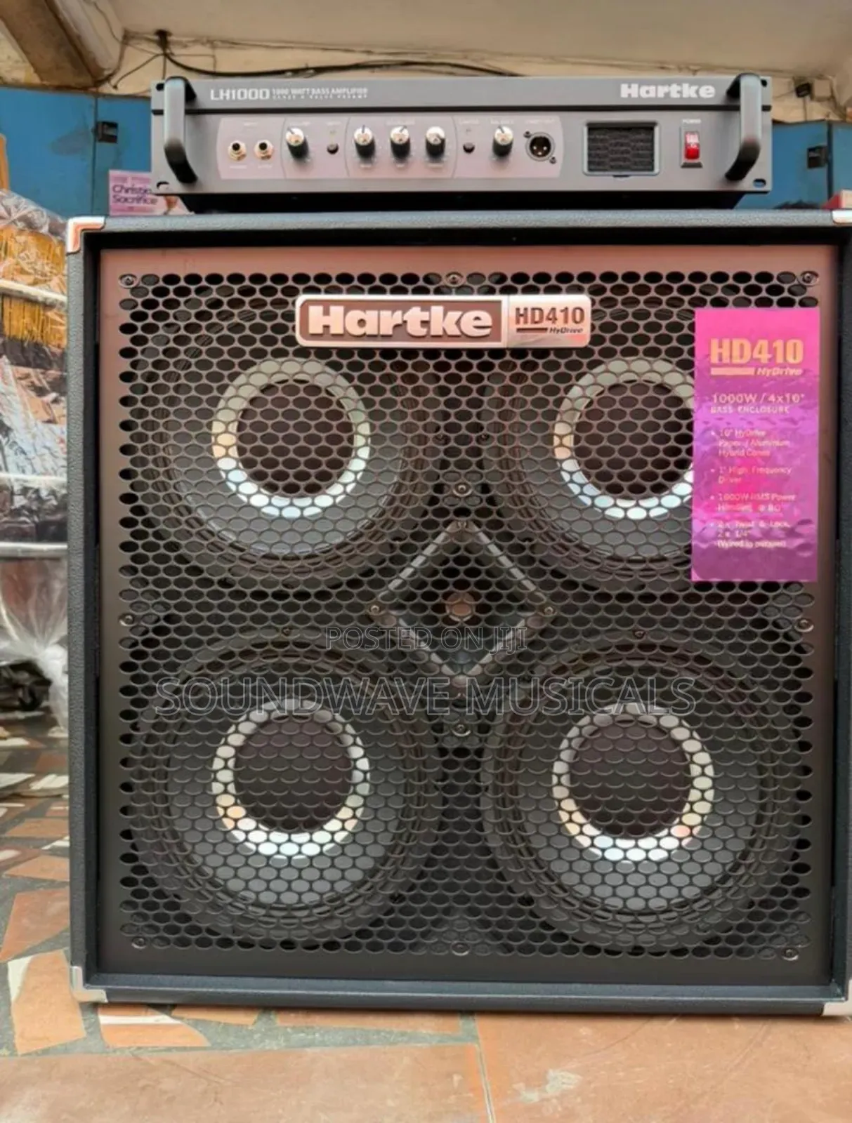 Bass Combo Hartke, Head and Tail