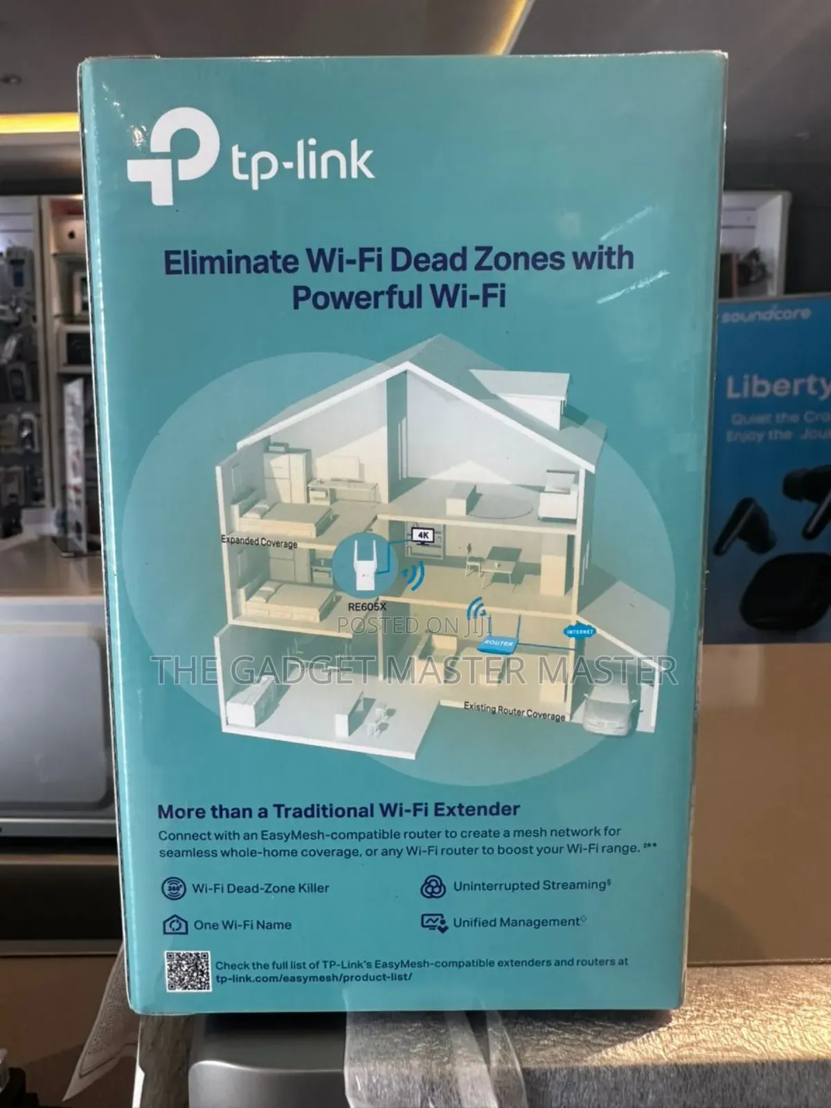 Tp-Link Re615x Ax1800 Dual Band Wifi 6 Range Extender