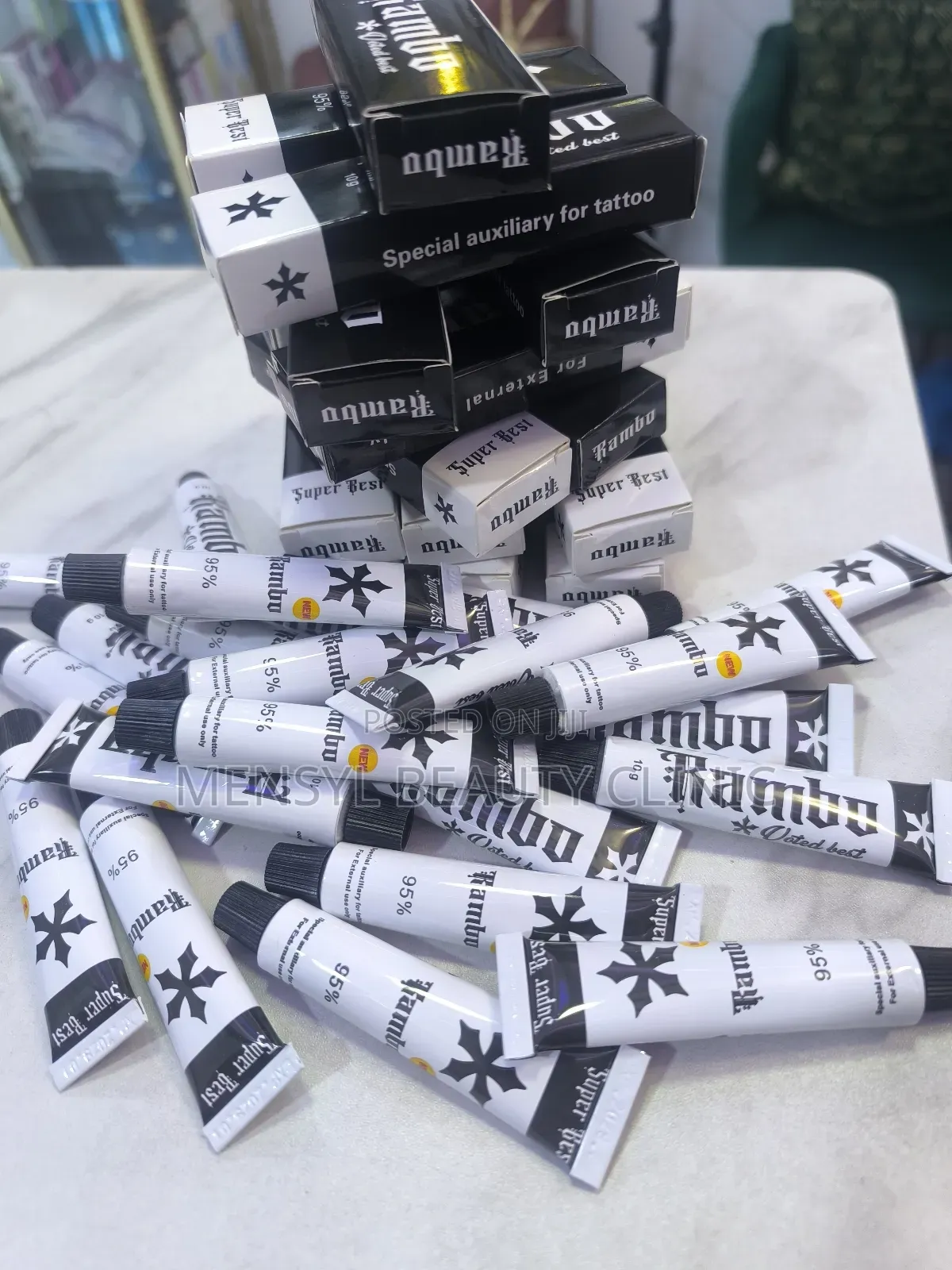 Rambo Numbing Cream With 95% Lidocaine for Laser, Tattoo More
