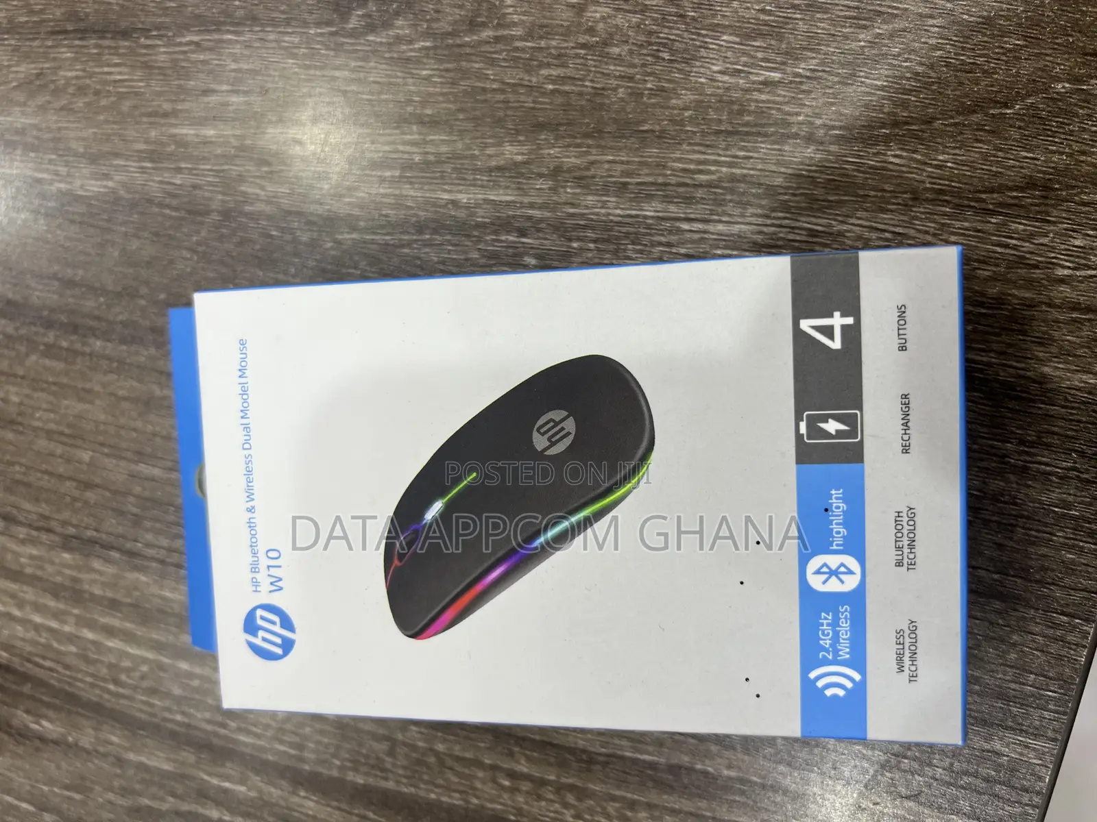 Hp W10 Bluetooth Wireless Dual Model Mouse