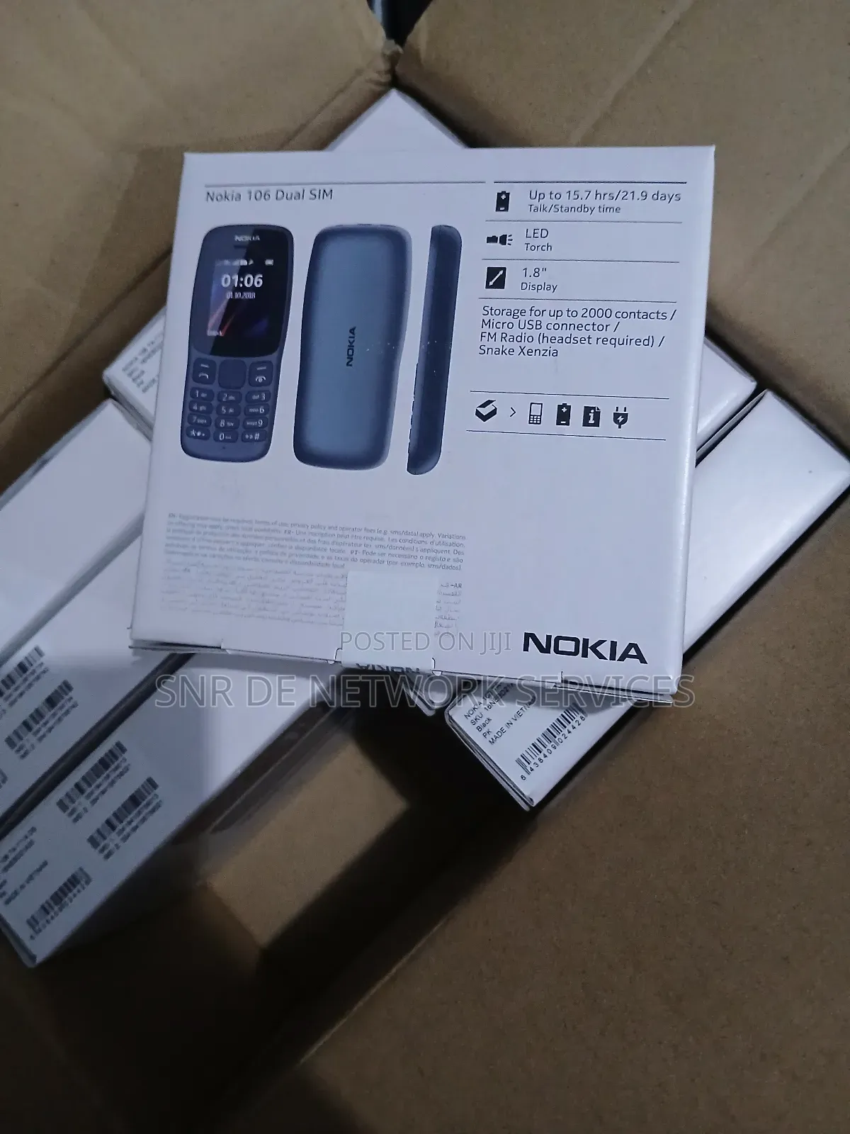 New Nokia 106 Black