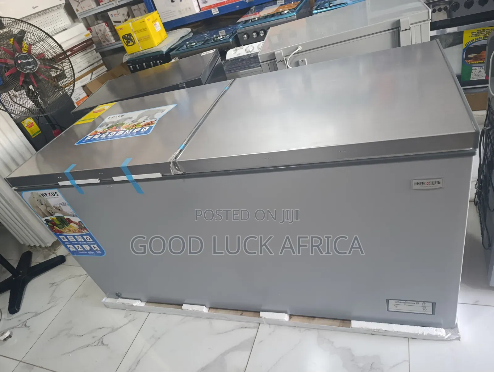 Nexus 508lit Chest Freezer Double Door-Nx-510g
