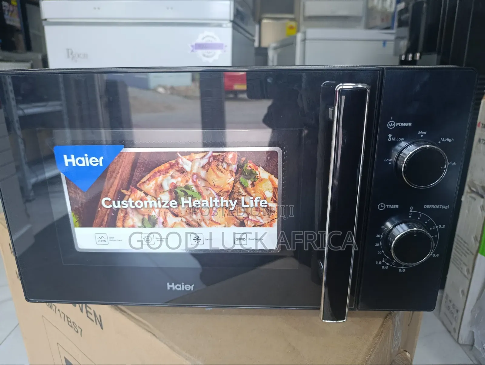 Haier 20l Microwave Hmw20dbm Black Mirror