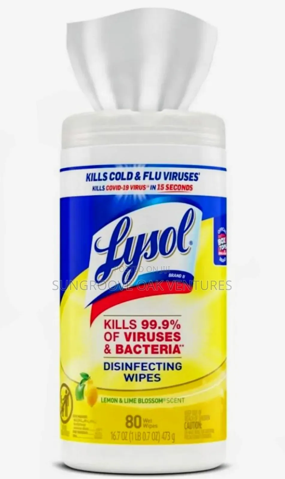 Lysol Disinfecting Wipes 5 Cannisters