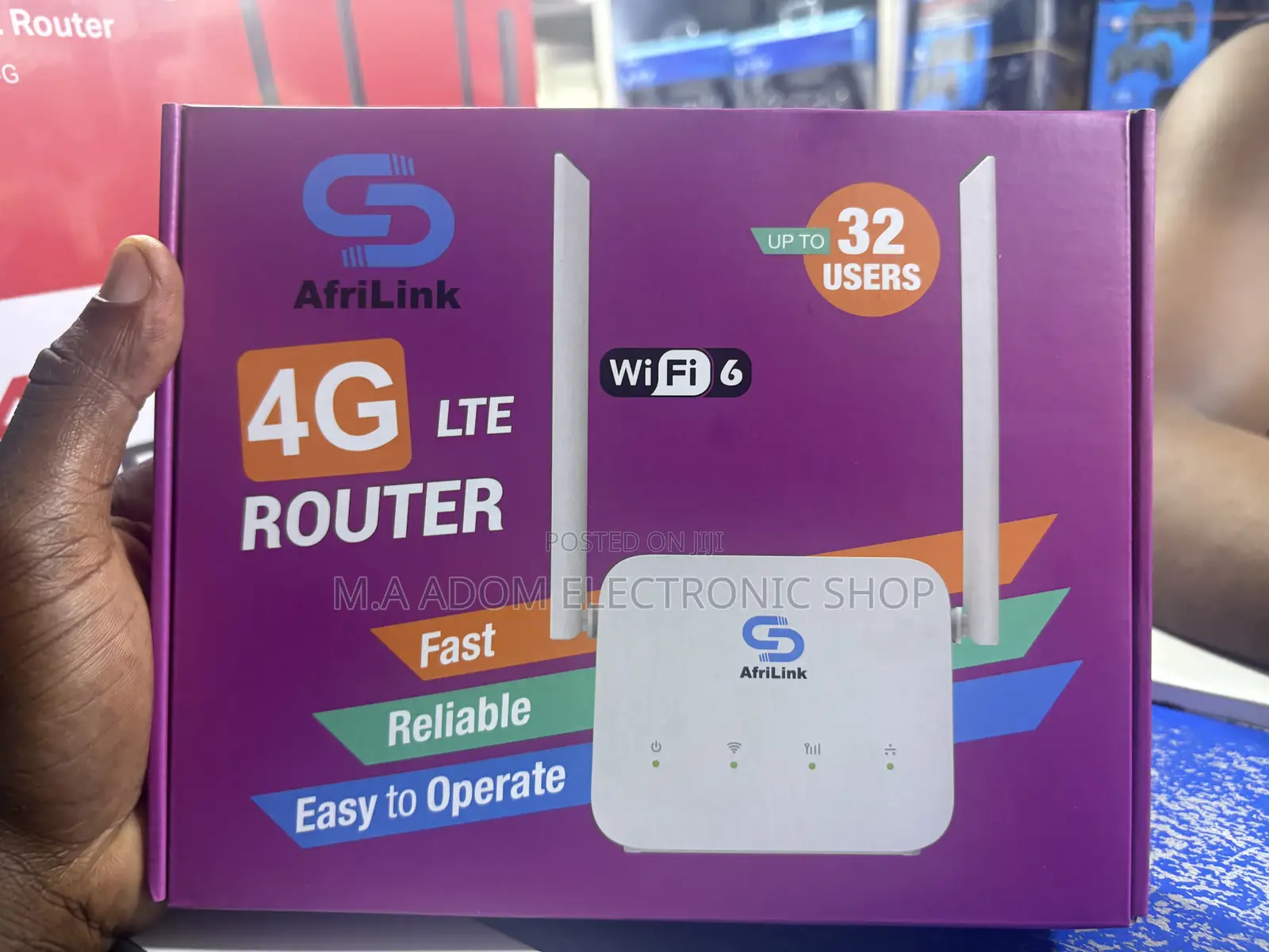 Portable Rechargeable Afrilink 4g Lte Fast Reliable Router