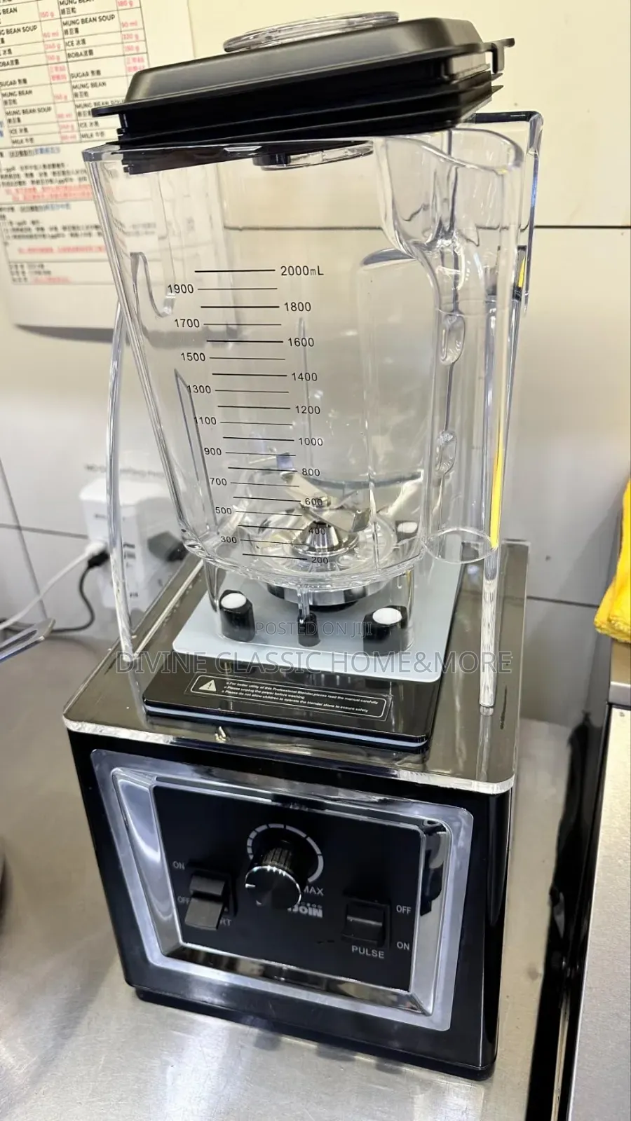 Wantjoin Professional Grade - Soundproof Quiet Commercial Blenders