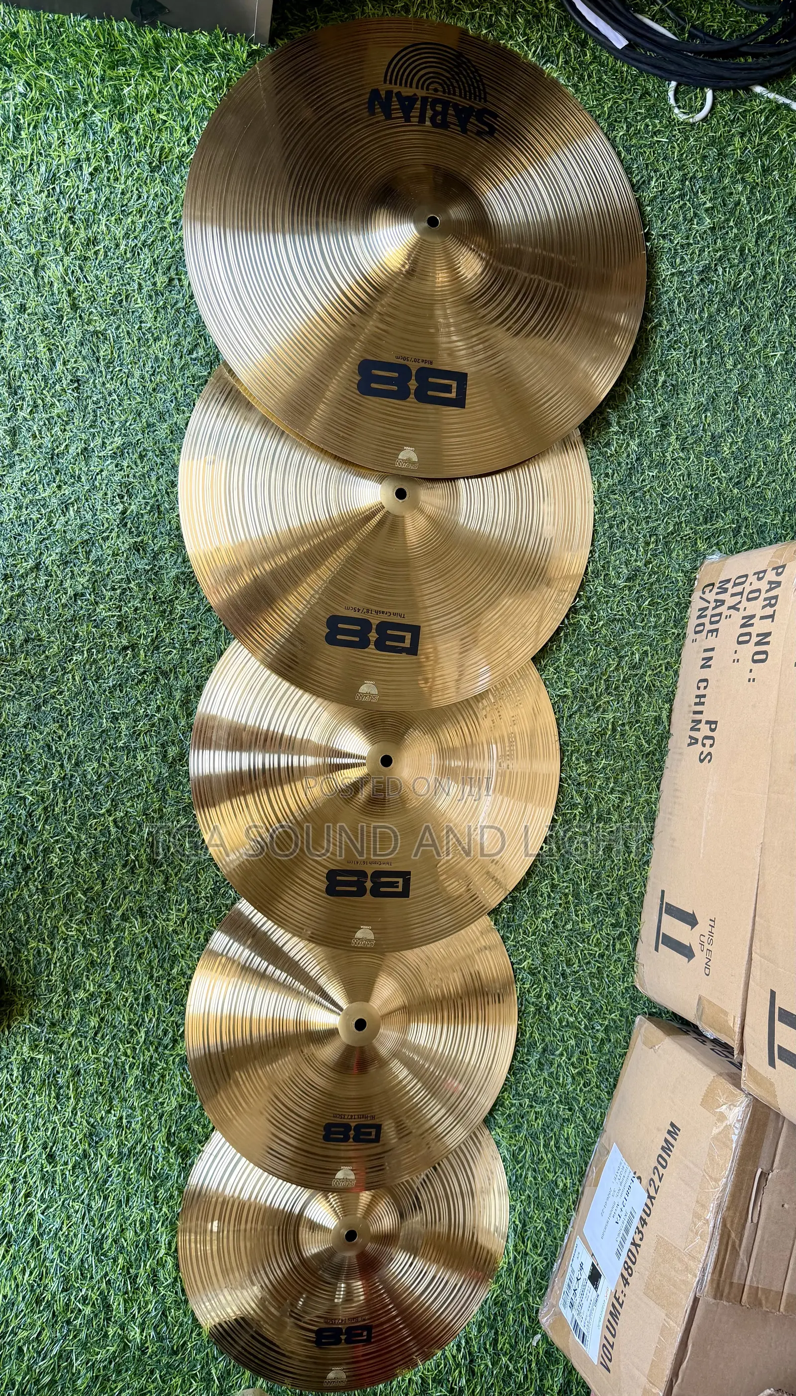 Sabian B8 5pcs Complete Cymbal Pack