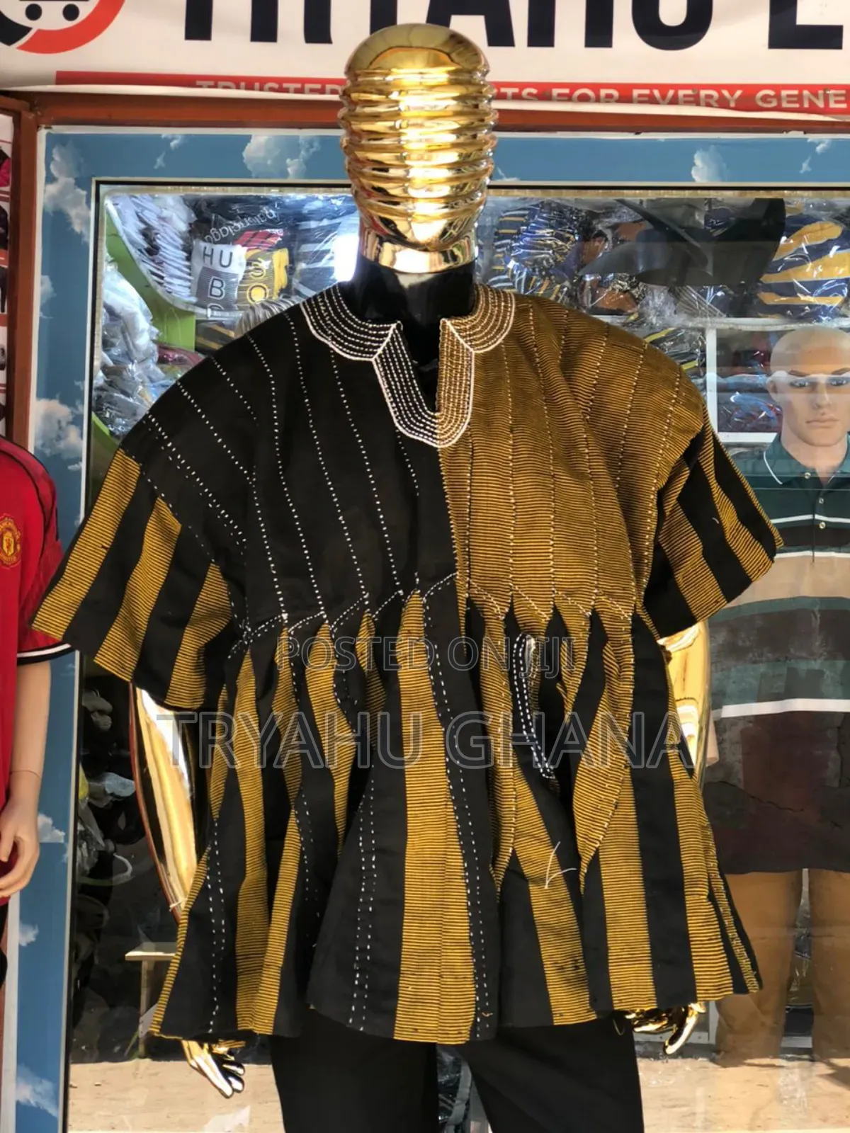 Shop Batakari Smocks in Ghana | Handmade Fugu for Men – Tryahu