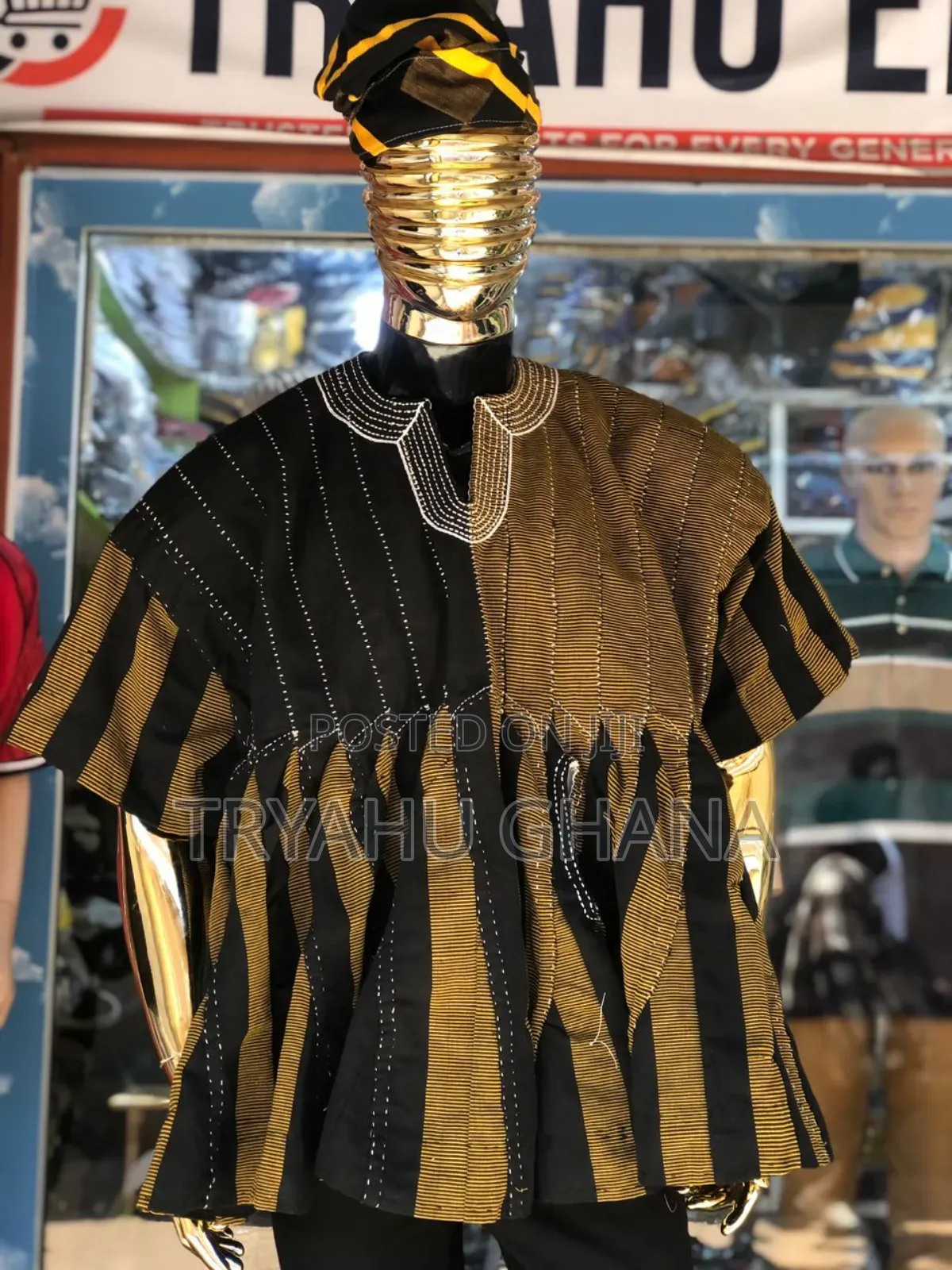 Shop Batakari Smocks in Ghana | Handmade Fugu for Men – Tryahu