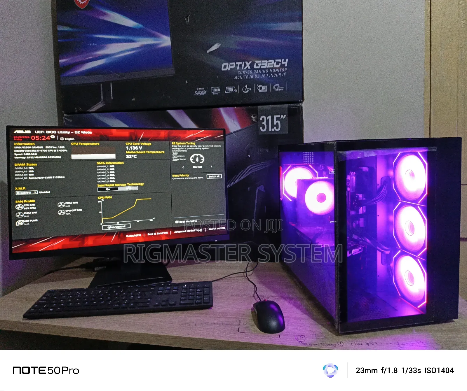 New Desktop Computer Asus 16GB Intel Core i7 SSD 256GB