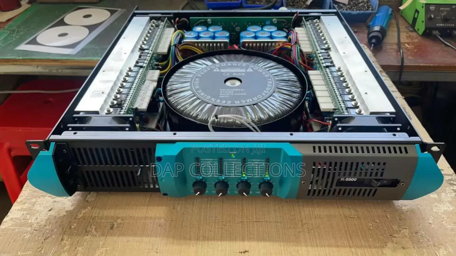 RCF 4ch Amplifier R-8000