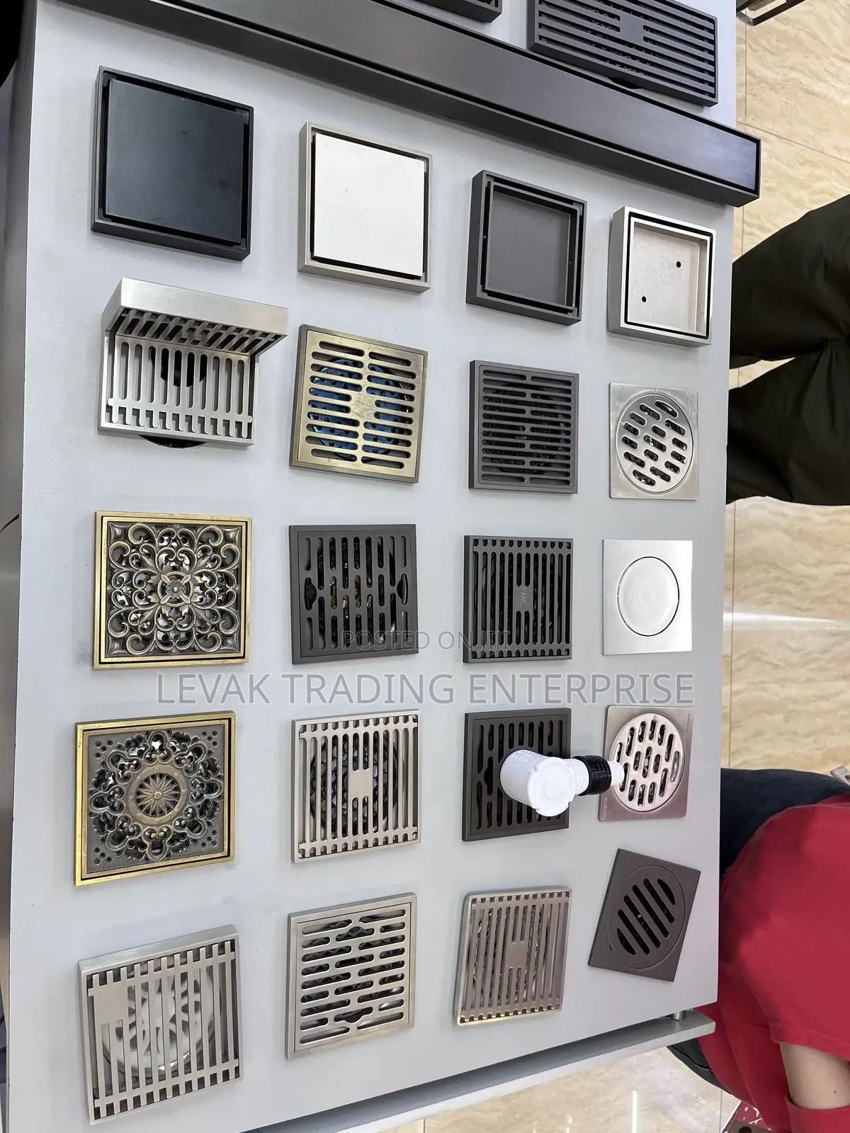 Black Floor Drain - Metal Floor Drain