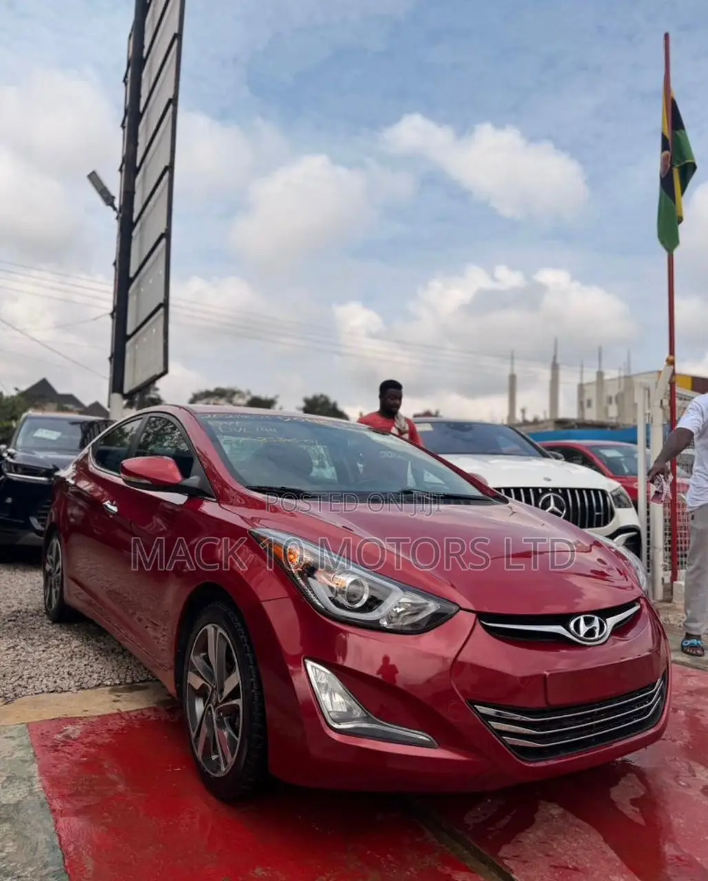 Hyundai Elantra Limited 4dr Sedan (1.8L 4cyl 6A) 2015 Red
