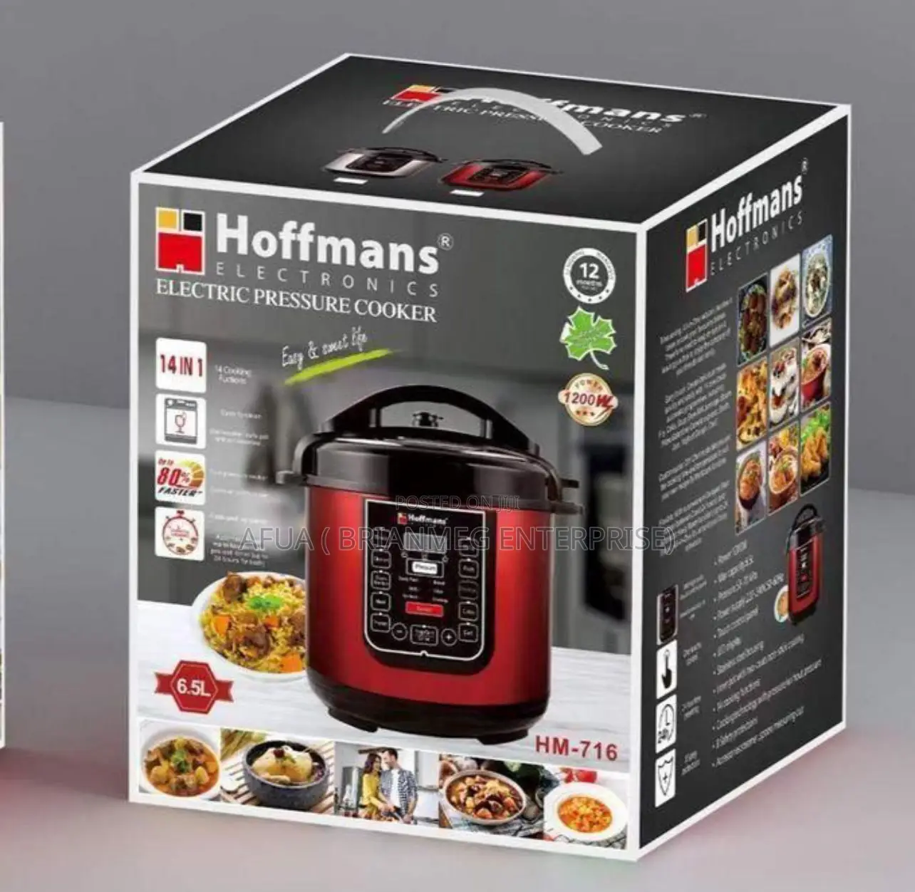 6.5lts Hoffmann Pressure Cooker