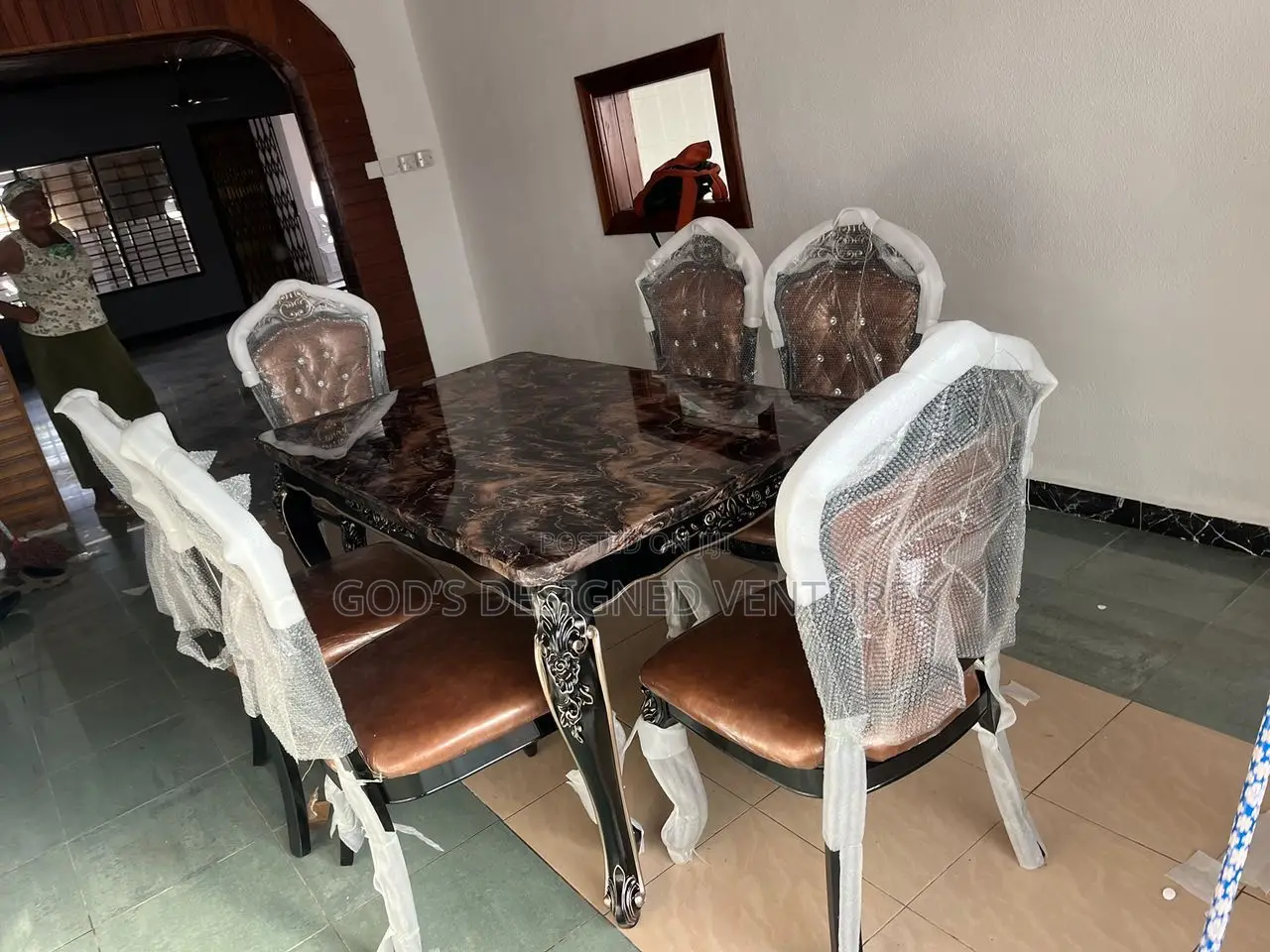 Authentic and Classic Royal Marble Dining