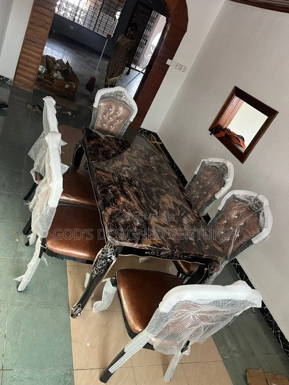 Authentic and Classic Royal Marble Dining