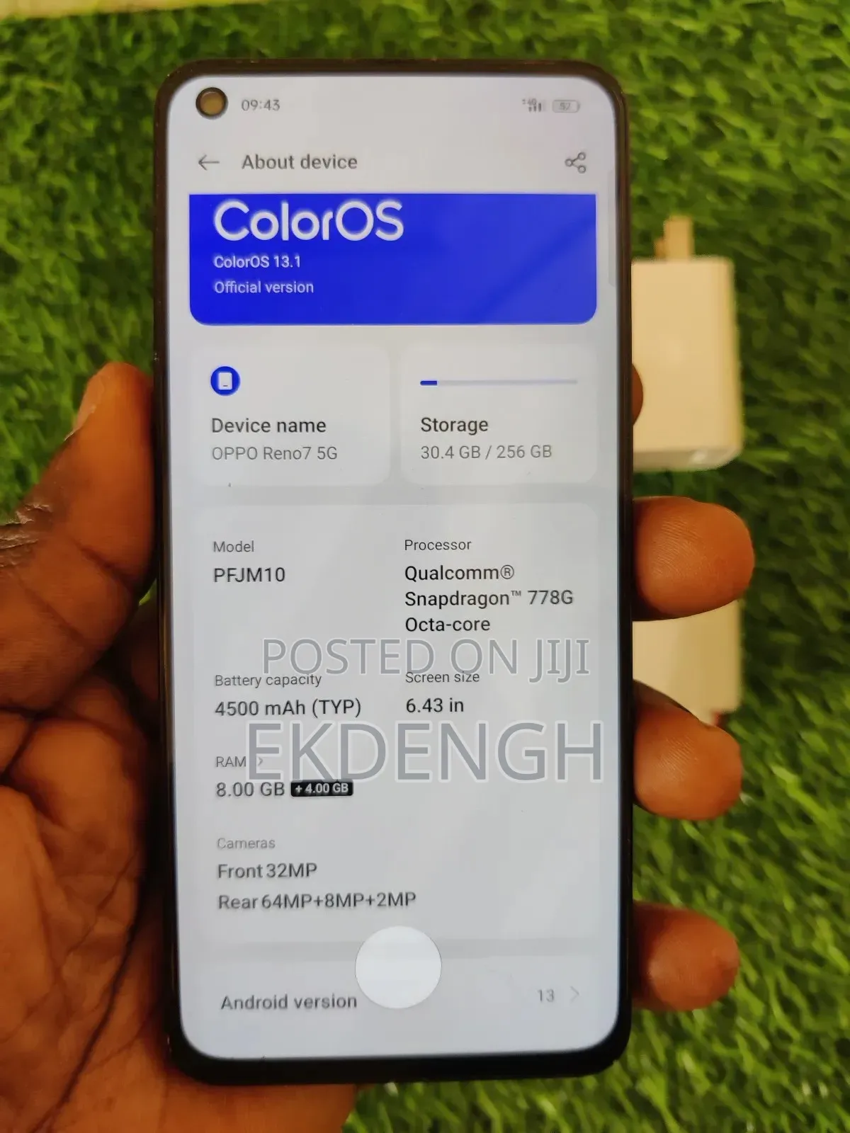 Oppo Reno7 5G 256 GB Gray