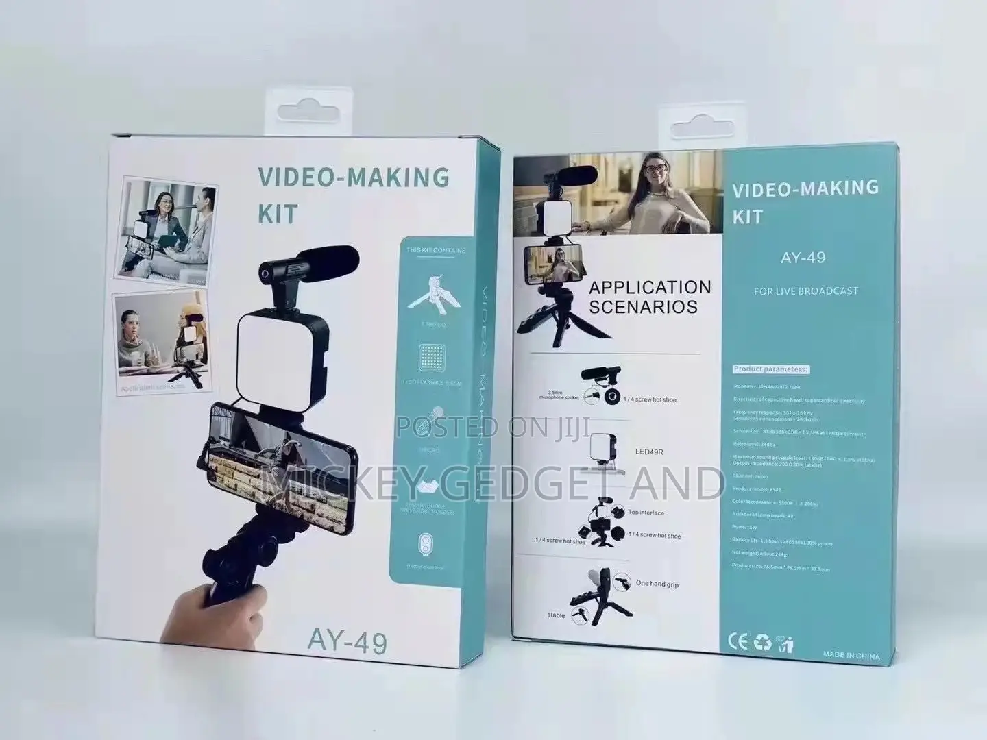 Video Making Kit Ay-49 With Microphone And Light