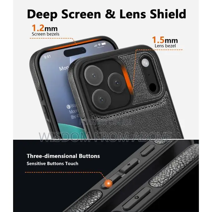 High Quality iPhone 17 Pro Max Leather Case