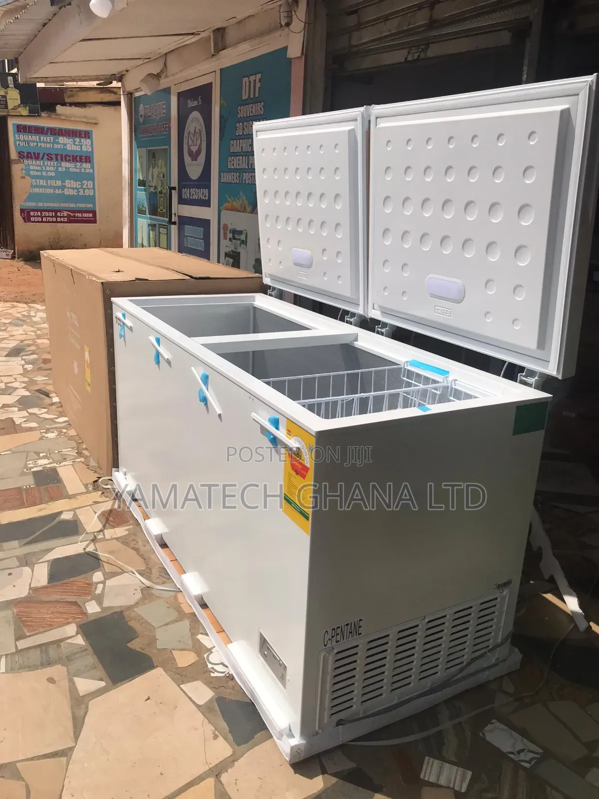 Original TCL Quality 508 Litre Double Door Chest Freezer