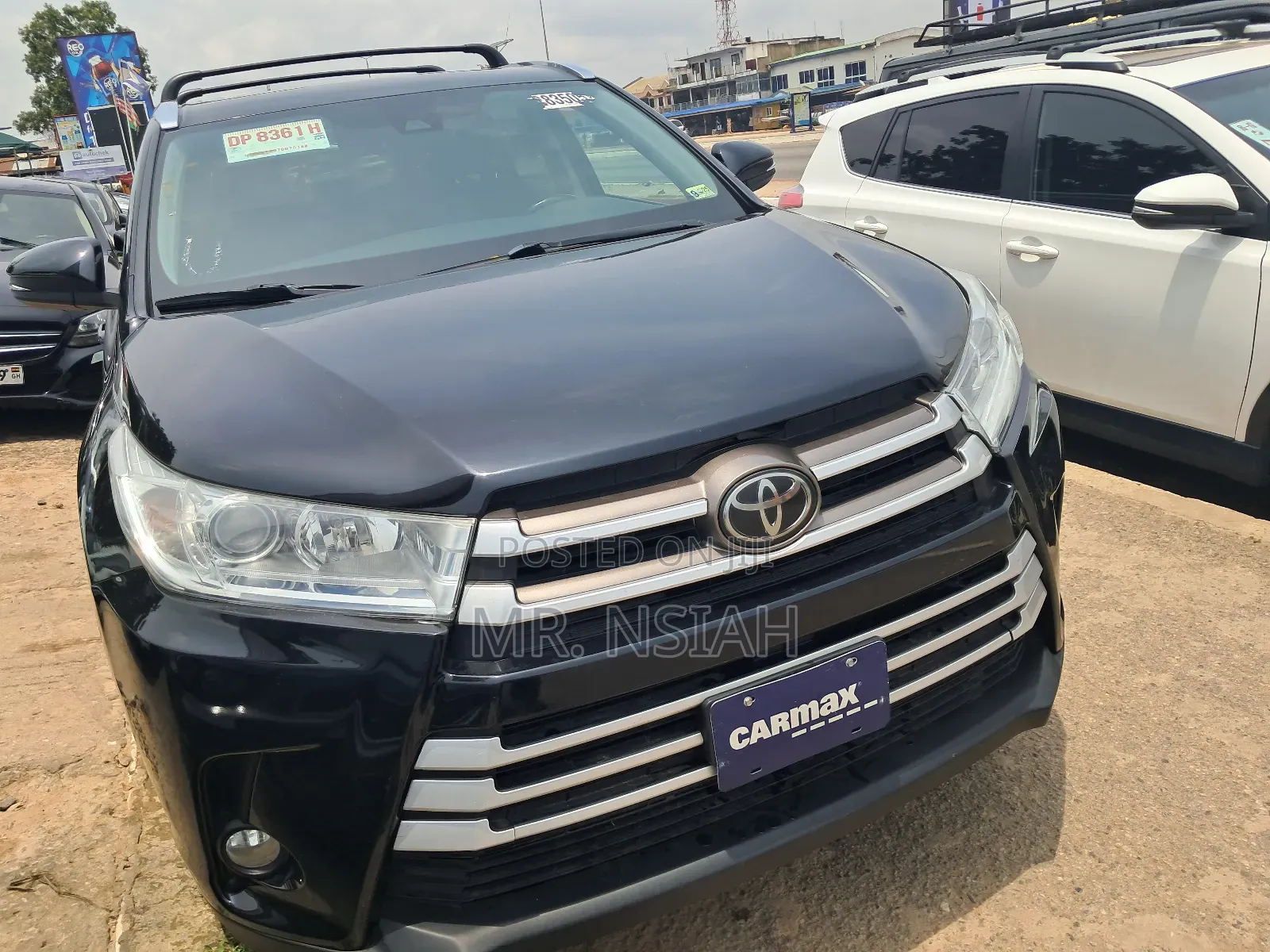 Toyota Highlander XLE 4x4 V6 (3.5L 6cyl 8A) 2017 Black