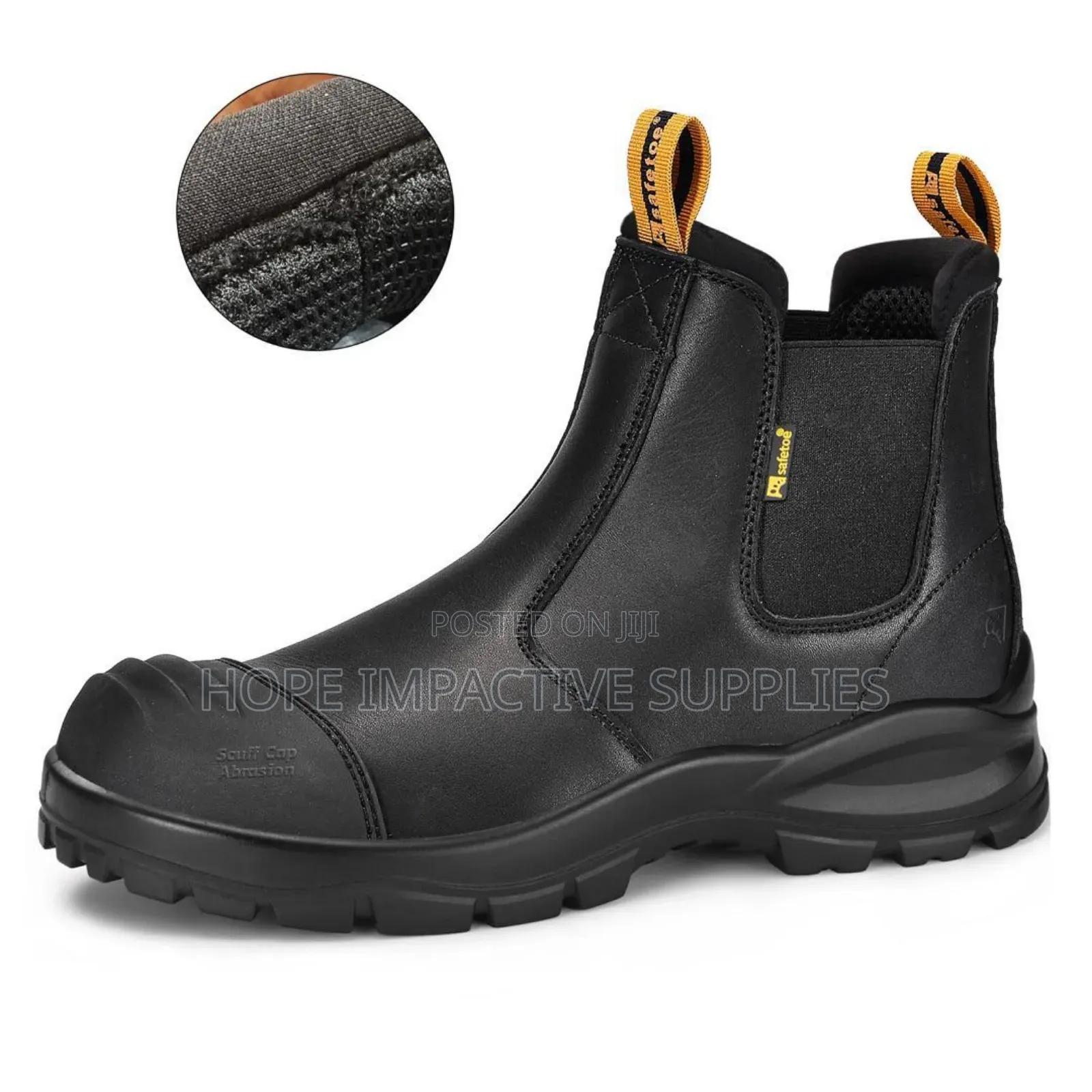 Safetoe Cow Leather, Waterproof Boots(Composite).
