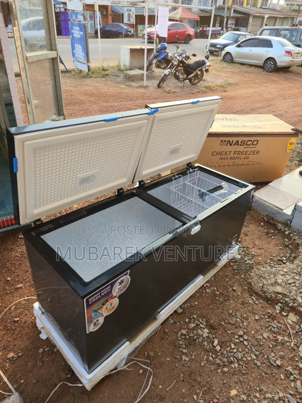 Nasco 600 LTRS-Double Door Chest Freezer