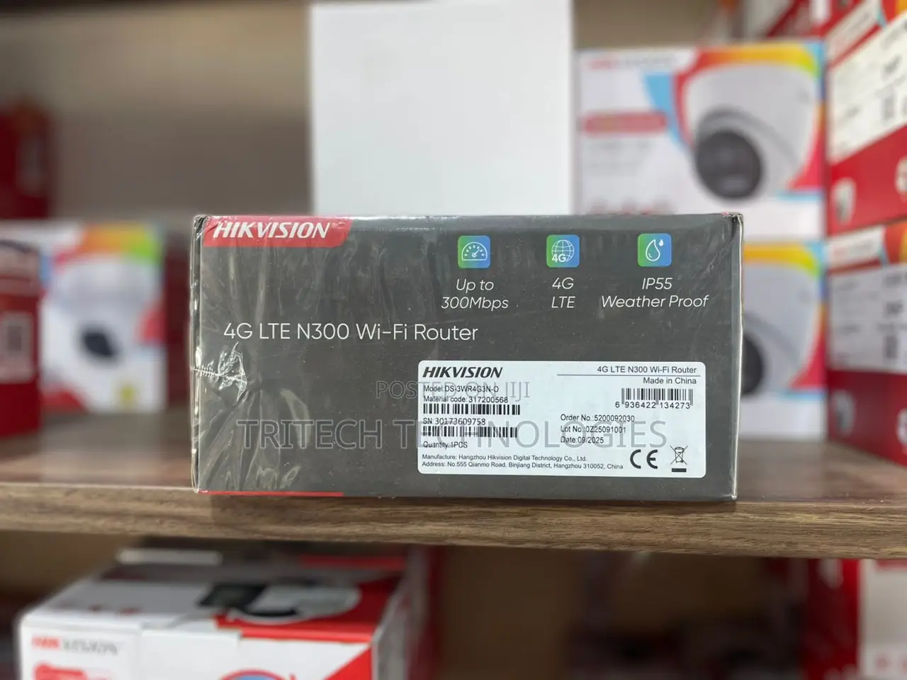Hikvision Ds-3wr4g3n-O Outdoor 4g Lte N300 Wi-Fi Router