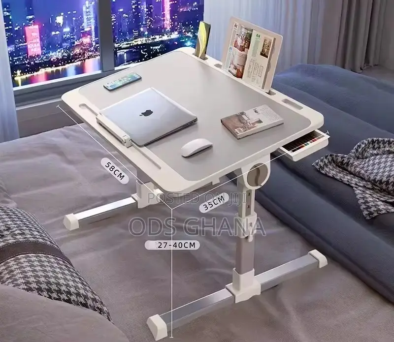Foldable Laptop Desk for Bed Adjustable Table Breakfast Tray Desk