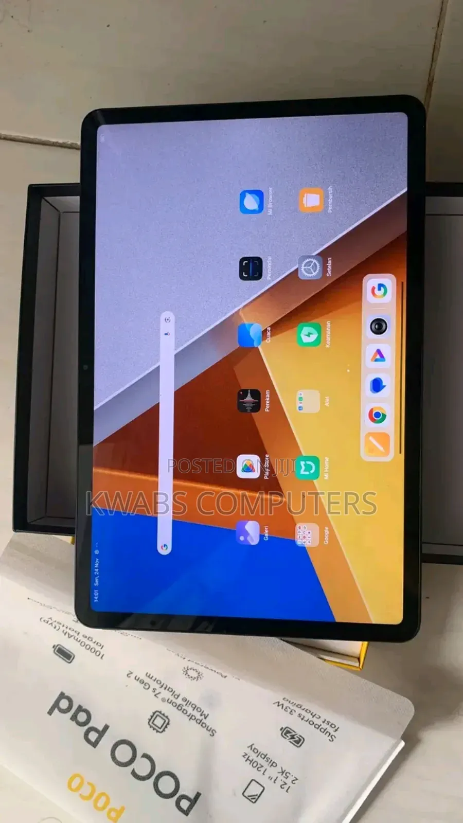 Xiaomi Poco Pad 256 GB Black