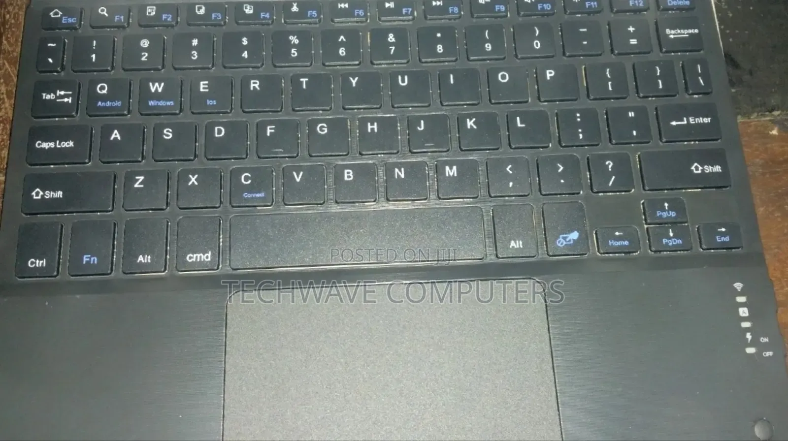 Wireless Tablet Keyboard With Inbuilt Mousepad