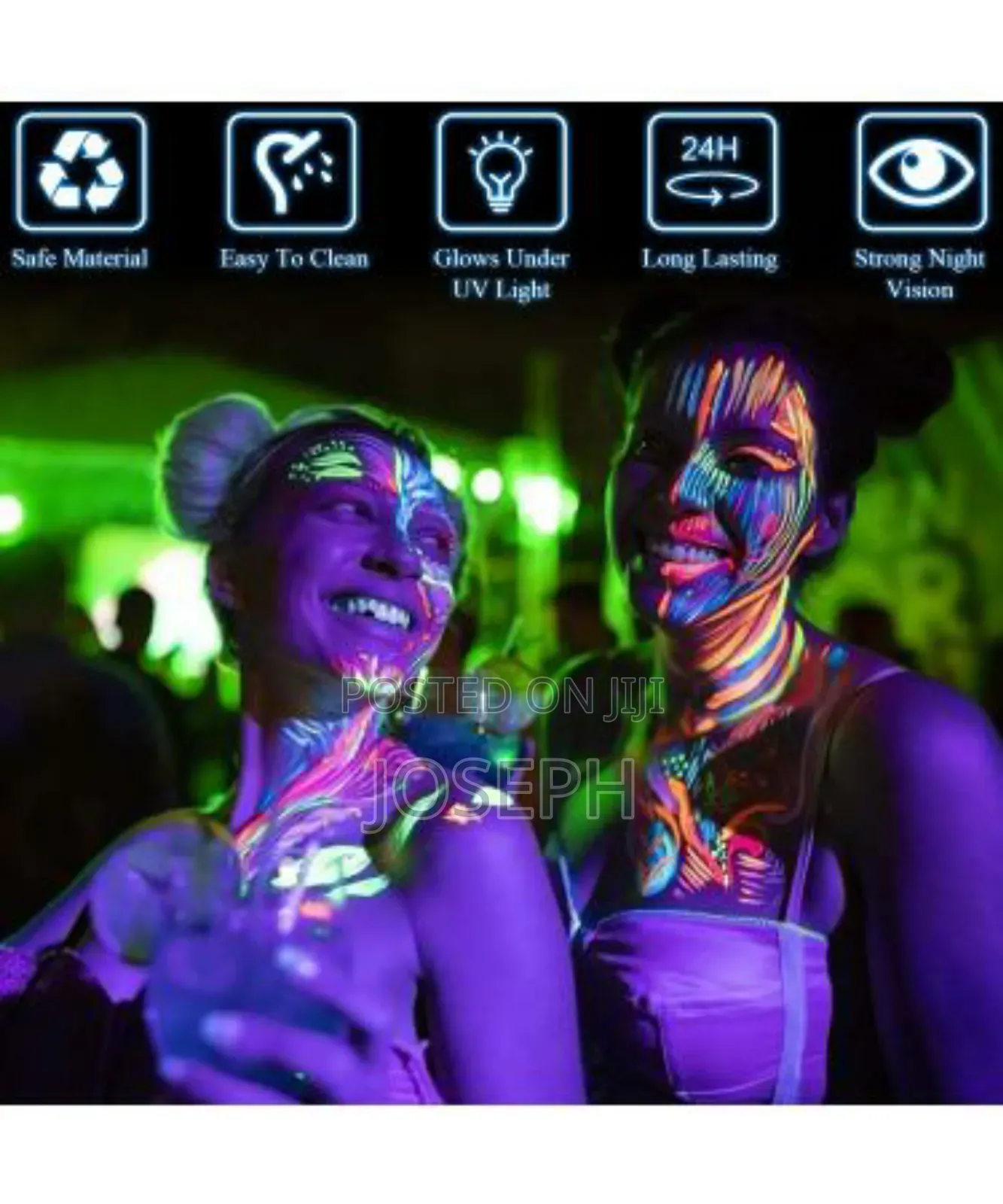 Uv Glow in Dark Multipurpose Paints
