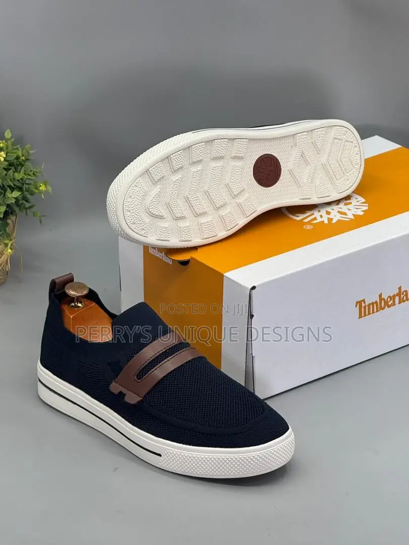 Urbanflex Elite Slip-on Loafers - Navy Blue (White Sole)