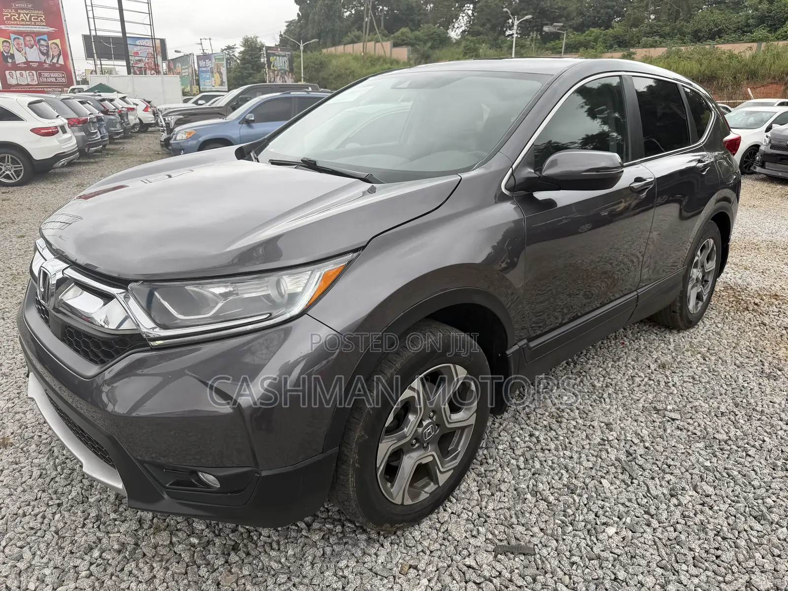 Honda CR-V EX-L 4dr SUV AWD (1.5L 4cyl CVT) 2017 Gray