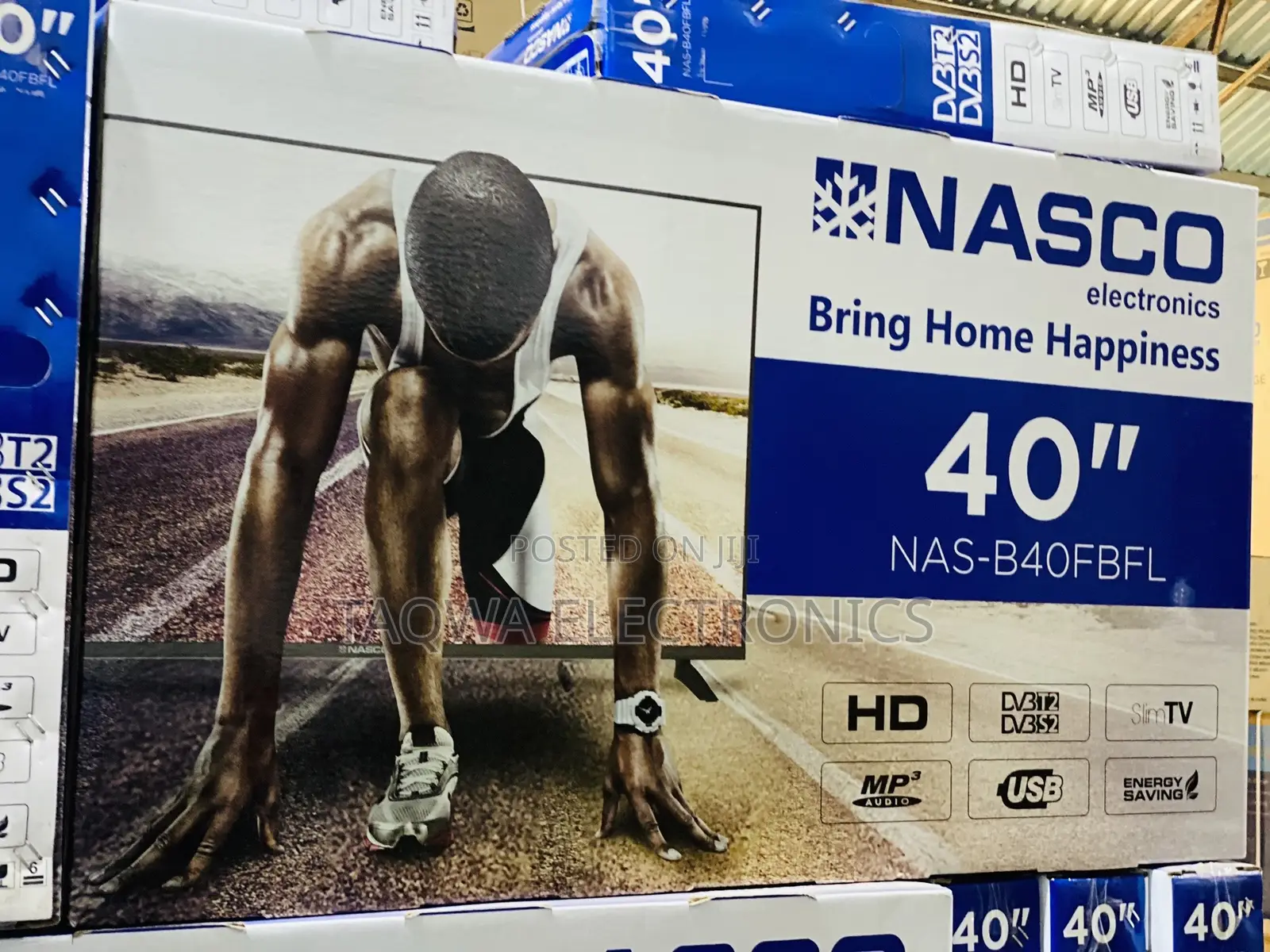 Sleek Nasco 40” Inches Digital Satellite Tv